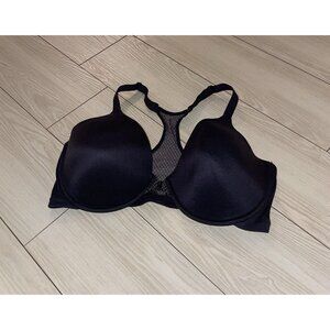 Maidenform SE6773 Uplift Racerback Perfect Coverage Front Close Bra 38D Black